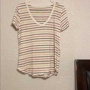 Brand New Stripe Tee from Abercrombie